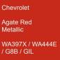 Preview: Chevrolet, Agate Red Metallic, WA397X / WA444E / G8B / GIL.